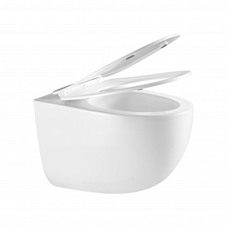 Подвесной унитаз безободковый Terminus Енисей Monolit 560х390 белый Орск - фото 7