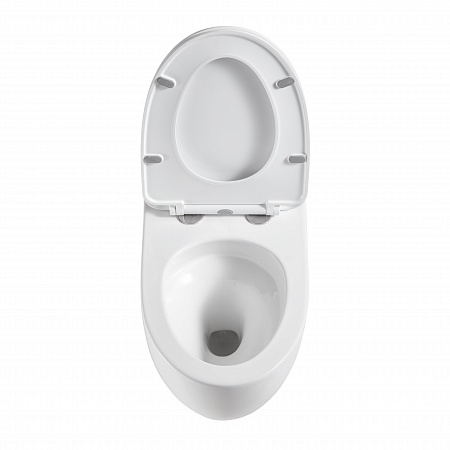 Подвесной унитаз безободковый Terminus Енисей Monolit 560х390 белый Орск - фото 3